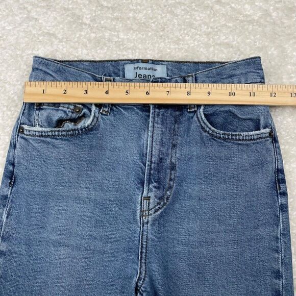 Reformation High Rise Skinny Crop Jean Syracuse Wash - Picture 12 of 13